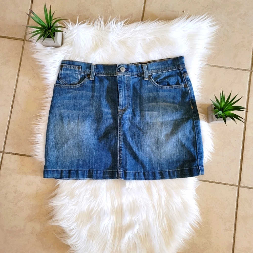 Old Navy Jean Skirt-Low Waist